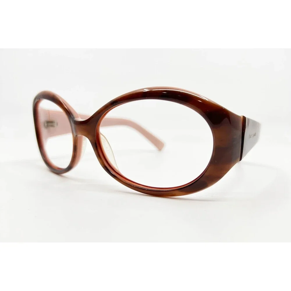 Kate Spade Eyeglasses Womens Brown Tortoise Oval Frame 42036 53-15-135